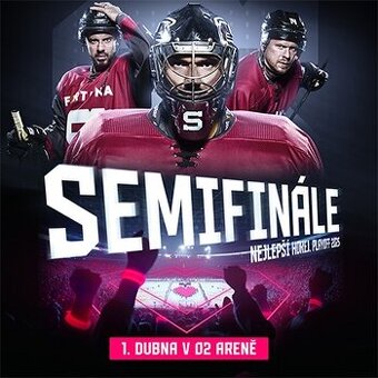 VSTUPENKY HC SPARTA PRAHA - 1. a 2. SEMIFINÁLE