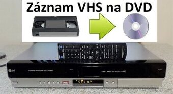 📼>📀VHS-DVD rekordér LG RC278