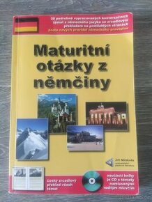 kniha, učebnice Maturitní otázky z Nemčiny