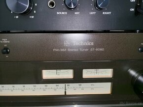 Prodám super tuner Technics SA-8080, klasika, těžký a kvalit - 1