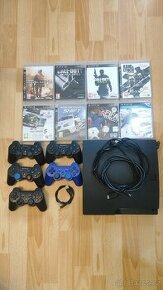 Plně funkční playstation 3 PS 3 s ovladači a hrami