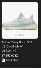 Yeezy boost 350 V2 cloud white - 1