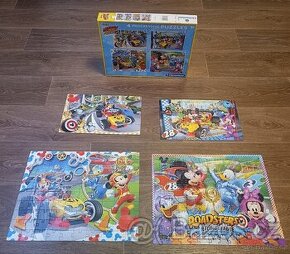 4x puzzle Mickey and Roadster racers