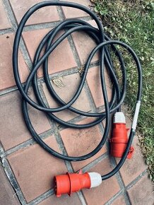 Prodlužovací kabel 400V - 4p 16A/zástrčka 4p 16A, 5m - 1