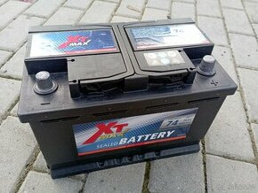 Autobaterie 74ah 12V 660A XT Battery sealed - 1