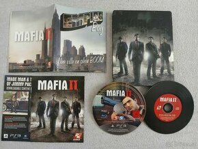 Hra Mafia II Steel book + soundtrack + mapa PS3