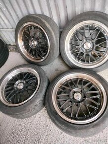 4ks alu disky orig. Dotz 5x114,3 R17 + zimné pneu