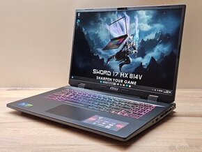 17,3" 165HZ_MSI SWORD 17 HX B14V_i7-14650HX_RTX 4060 8GB