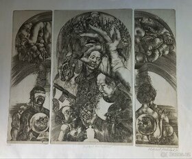 Oldřich Kulhánek - Mao samotřetí (Triptych) , 1972 - 1