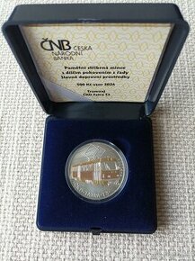 Stříbrná mince 500 Kč Tramvaj ČKD Tatra T3 BK