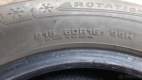 2ks zimní pneu 215/60 r16 - 1