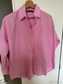Růžová košile od značky Zara