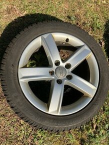 Alu kola Audi + zimní pneu 225/50 R17