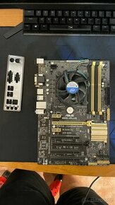 ASUS B85-PLUS + i5-4570 (4C/4T) 3,6GHz