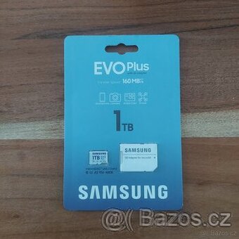 Nová paměťovka Samsung EVO Plus 1 TB MicroSDXC s adaptérem