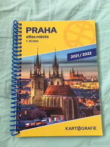 Praha - plán, mapa města - NOVÉ