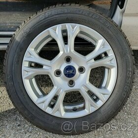 Originální Alu kola Ford 15" 4x108, zimní Semperit 185/60R15