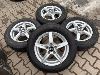 4x al kola 5x114.3 15 + pneu letní 195/65 R15