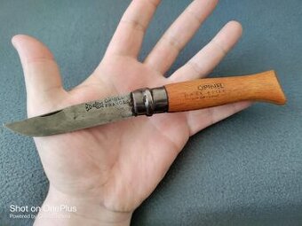 FRANCOUZKÝ NŮŽ OPINEL VIROBLOC LAME ACIER AU CARBONE  No.9 - 1