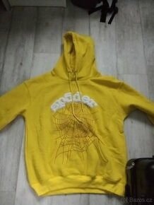 Sp5der yellow websuit hoodie