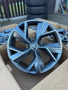 ORIGINÁL Alu Škoda Triglav R19, 5x112 - TOP STAV