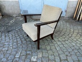 Staré křeslo thonet,Halabala,setona Liberec - 1