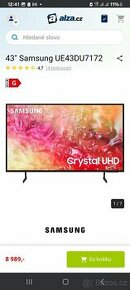 Smart tv samsung UE43TU7172