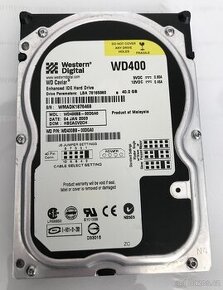 HDD 3,5" Western Digital WD400 Caviar 40gb, 00DGA0