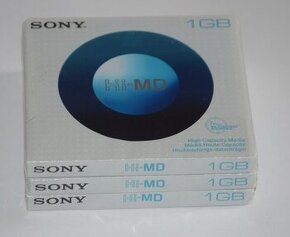 MD minidisc SONY Hi - MD 1 GB, nové nerozbalené