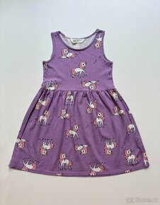 Dětské šaty Unicorn H&M vel. 6-8 let 128 cm - 1