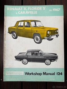 RENAULT 8 R8 10 R10 CARAVELLE FLORIDE montazni manualy