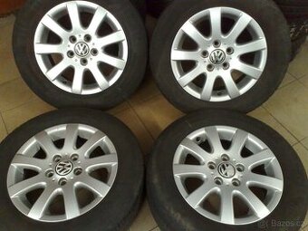 alu kola 5x112 r15 original vw 195/65/15 - 1