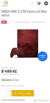 XBOX ONE S / 2TB / Limitovaná Edice / 2x Ovladač. - 1