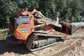 Zemní práce nakladačem Ditch Witch - Pardubice