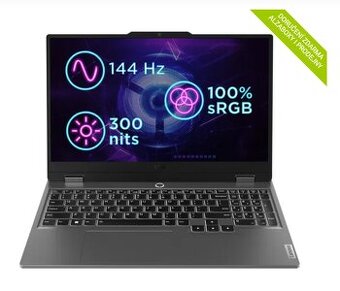 Lenovo LOQ 15IRX9 Luna Grey - V záruce- jako nový