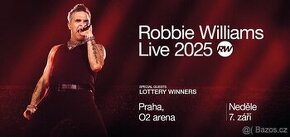 ROBBIE WILLIAMS, 1 stání u podia a 1-2 stání