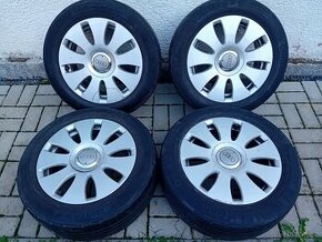 Originální sada alu kol Audi A4 B7 5x112R16  - 205/55R16