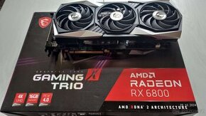 MSI Radeon RX 6800 GAMING X TRIO 16G + FAKTURA + ZÁRUKA