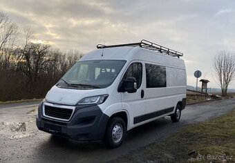 Peugeot Boxer 2.0HDi, 7/2018, 6 míst, L3H2, KLIMA, tažné