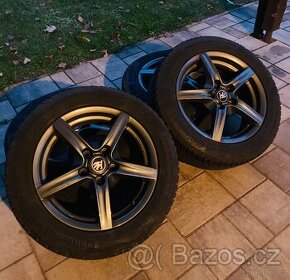 Atraktivní zimní alu sada Škoda 205/55 R16, top stav