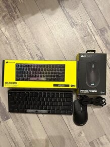 Corsair K65 RGB mini + Sabre RGB pro