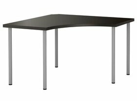 Rohový stůl IKEA černý