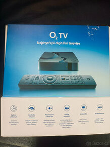 O2 TV Box, zánovní, ovladač, příslušenství, krabice - 1