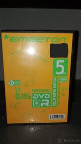 Emgeton DVD+R 16x speed, 5 ks v balení, 4,7GB