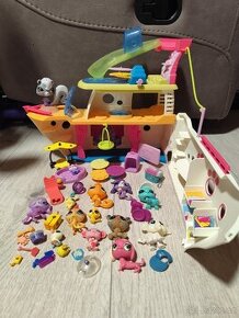 Littlest Pet Shop LPS loď zvířátka a doplňky