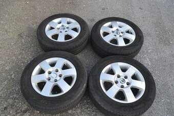 Alu kola Škoda Octavia II 5x112 + letní pneu 195/65R15