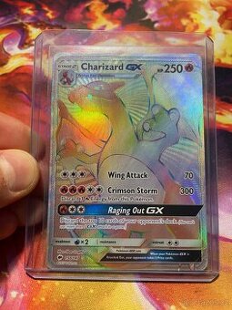 Charizard GX rainbow (burning shadows)