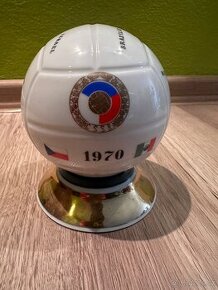 porcelánovou pamětní dekoraci – MS ve fotbale Mexiko 1970 - 1