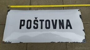 Smaltovaná cedule Poštovna - 1