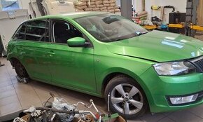 nd ze škoda Rapid 1.2.TSI 63kW, zelený spaceback